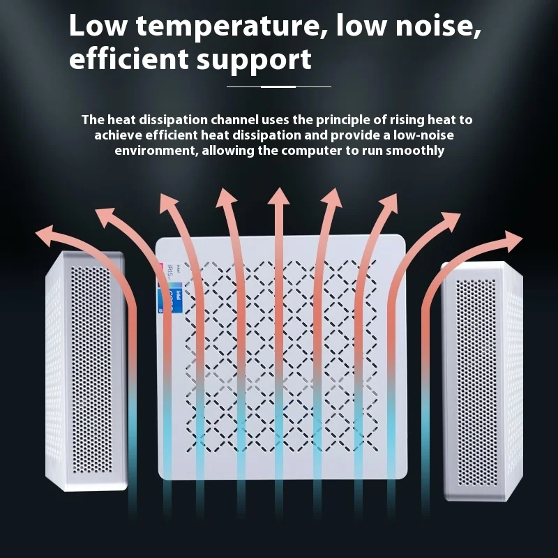SZBOX M37 كمبيوتر صغير AMD Ryzen R7-3700U M.2 2280 NVME بروتوكول SSD WIFI6 BT5.2 Win11 ثنائي الشاشة 4K سطح المكتب مكتب كمبيوتر ألعاب