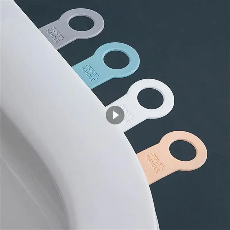 Toilet Lid Handle Ring Handle Strong Suction Cup Silicone Boxed Bathroom Facilities Lifter Preferred Material Soft And Durable