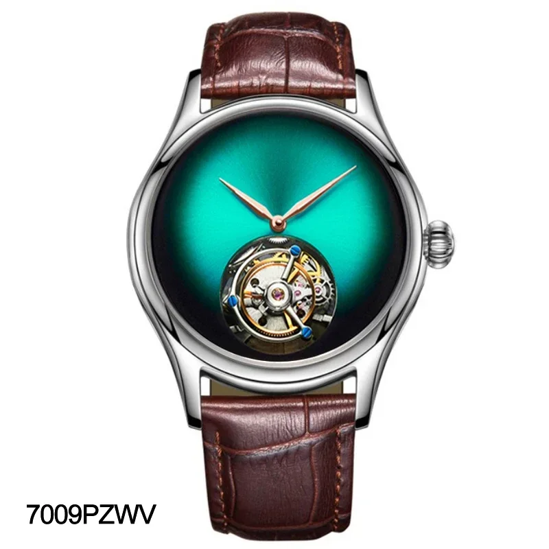 AESOP Flying Tourbillon Skeleton Watch For Men Mechanical Waterproof Mens Watches Top Brand Luxury Movement 316L Stainless Steel