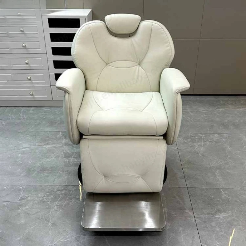 Modern Barbershop Salon Remote Control Adjustment Reclining Rotating Barber Chair