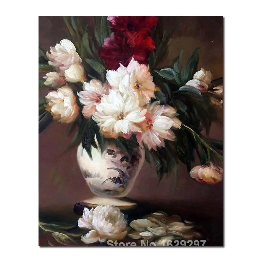 

Animal paintings Edouard Manet's reproduction Peonies In A Vase hand painted High quality