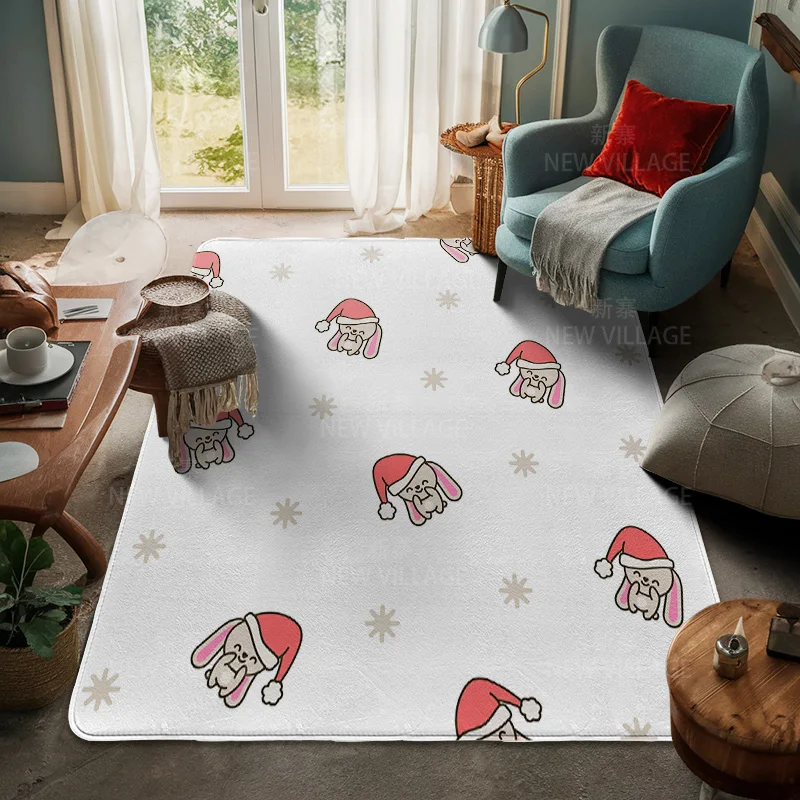 House entrance carpet Home door mat Living Room Bath Foot bathroom non-slip water absorption rugs bath Merry Christmas winter