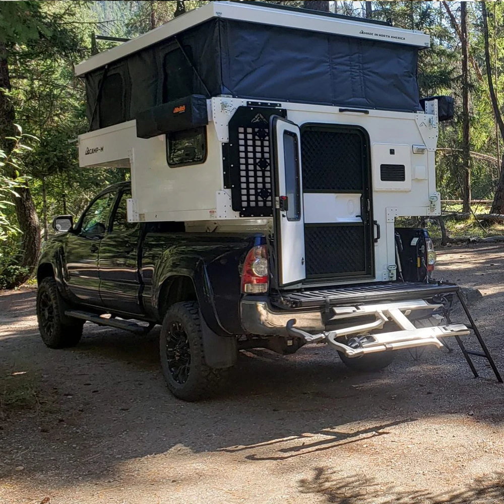Full Size Restroom Overland Camping Camper Shell Travel Truck Bed