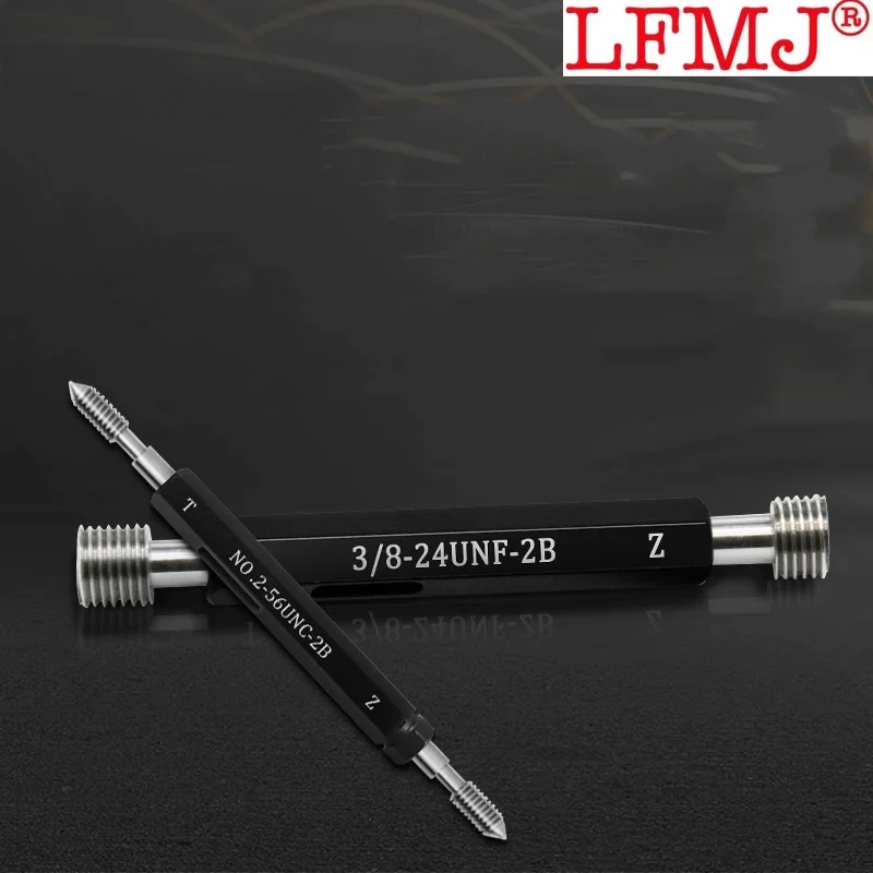 1PCS 2B UNC UNF UNS Steel Mer-cury Gage American Standard Fine Thread Plug Gauge U0-80 1-64 2-56 3-48 4-40 4-48 5-40 6-32 6-40