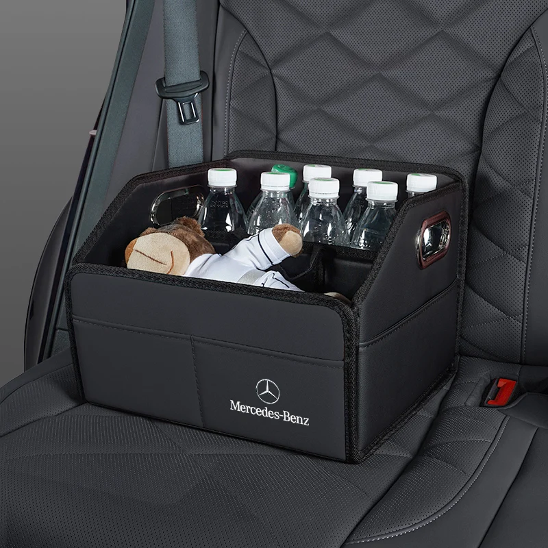 Car Storage Bag Spacious Trunk Organizer Foldable Design For Mercedes Benz AMG W177 W176 X166 X167 C257 C218 X253 C118 C117 H247