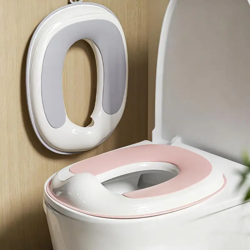 1 Juego de asiento de inodoro portátil a prueba de salpicaduras para niños y niñas, cojín de asiento de inodoro para el hogar, Universal