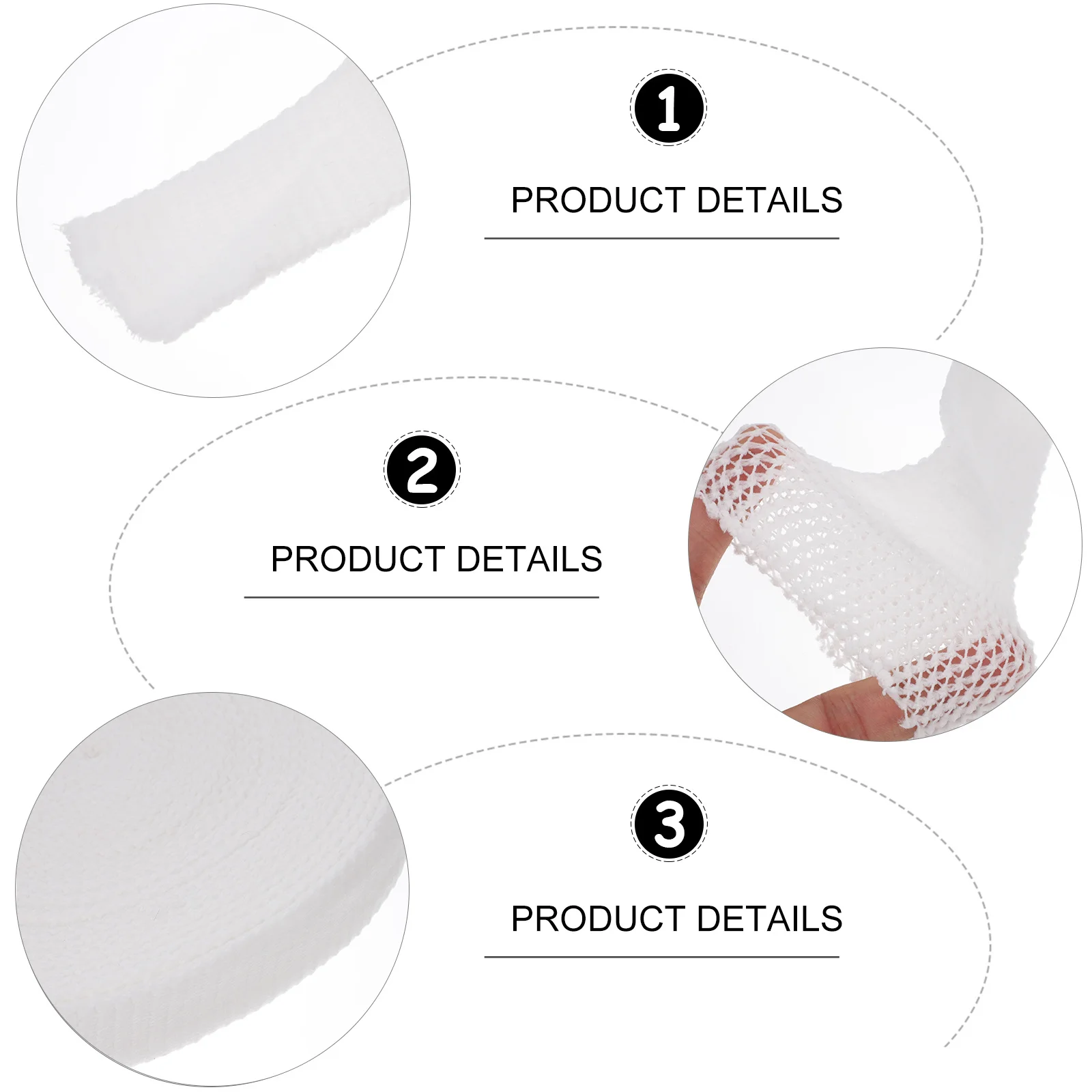 

1Pcs Breathable Tubular High Elastic Spandex Stockinette Durable for Wound Dressing Fix Band Dressing Wrap