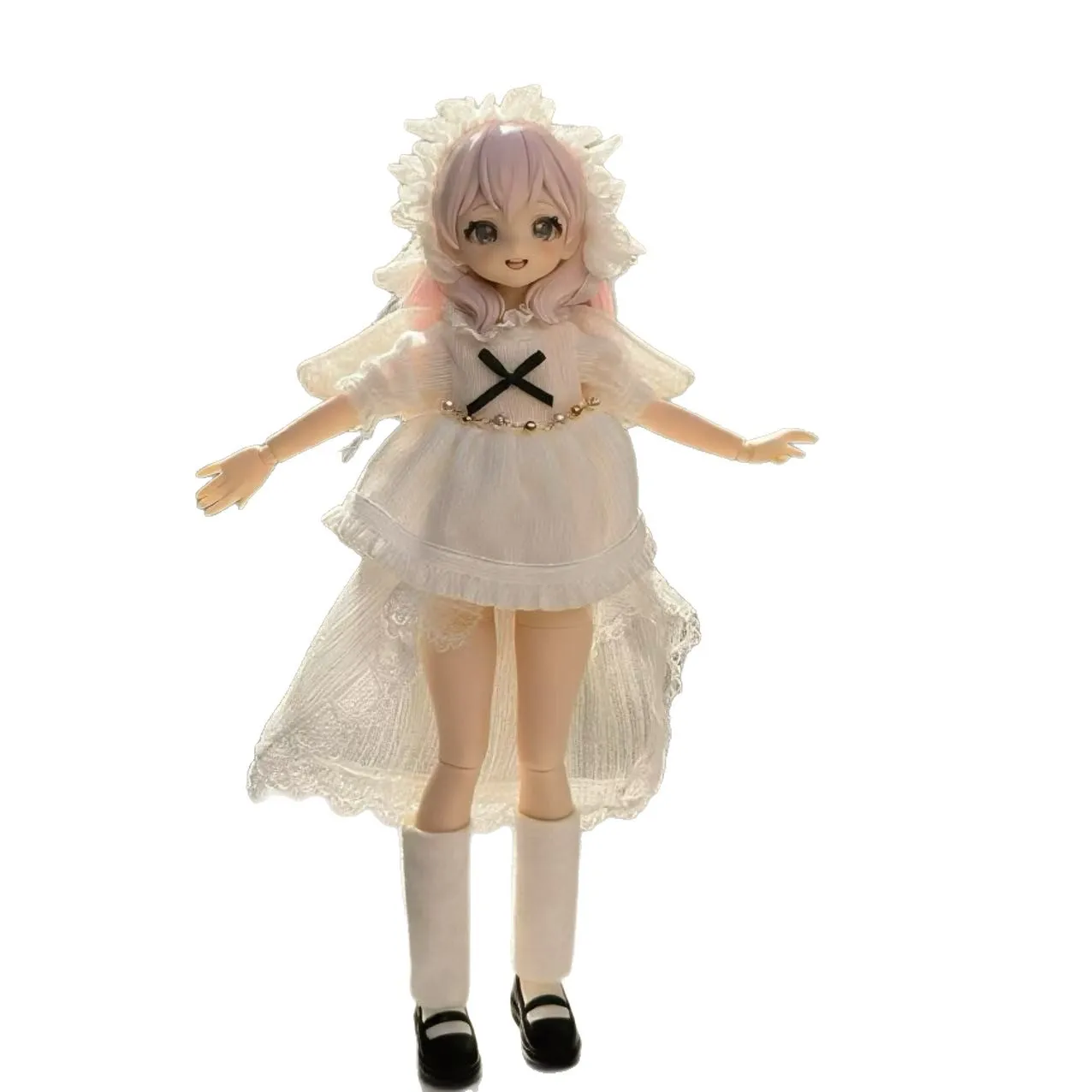 Vêtements uniquement pour poupée Bjd, vêtements de personnalité en forme d'ange noir et blanc, simples et à la mode, nouvelle collection, offre spéciale