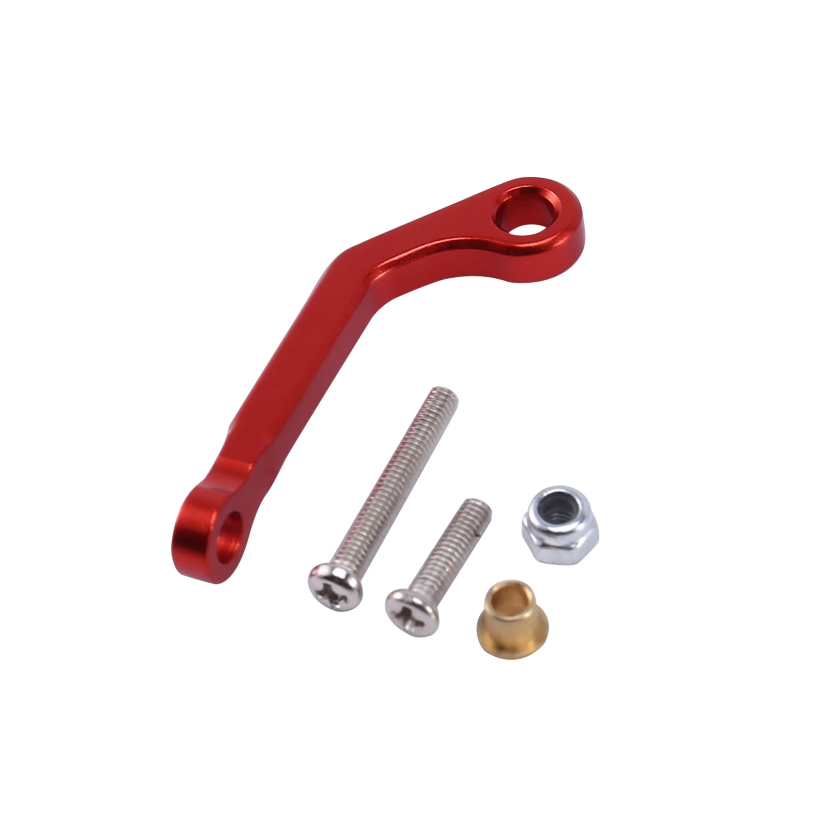 for WPL B1 B14 B24 C14 C24 B16 B26 B36 Q60 Q63 Q64 Q65 RC Car Spare Parts Metal Servo Pull Rod,Red