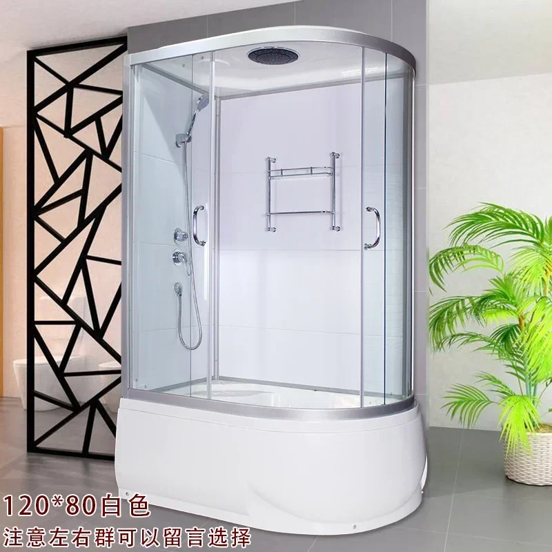 Integral shower room with surf bath integrated family bathroom sauna  bathtub dry and wet separation