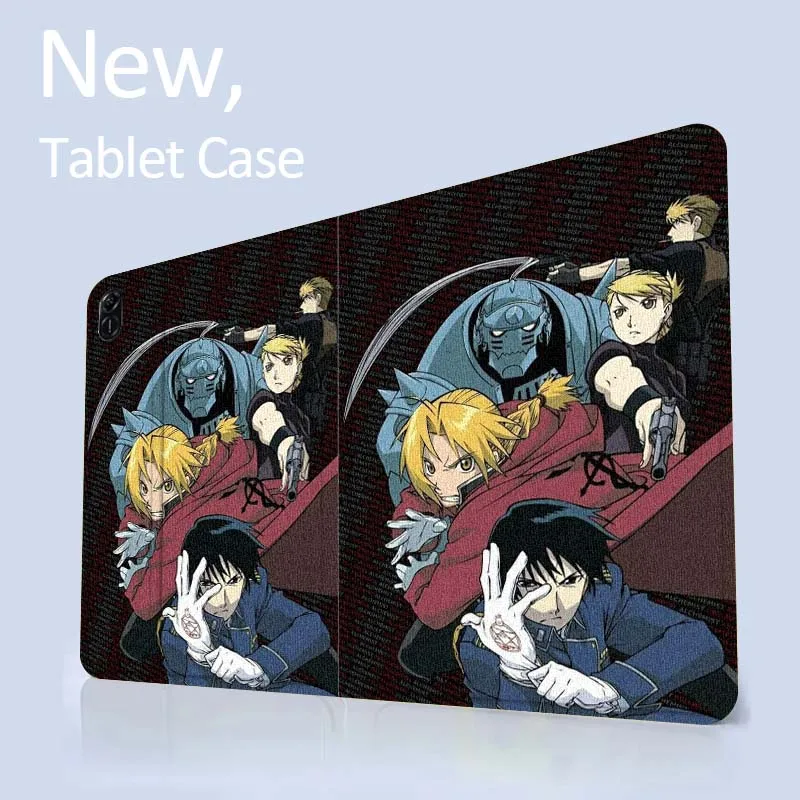 

F-Fullmetals A-Alchemists Art Tablet Case For Honor Tab Pad 6 7 8 9 X8 V7 V8 X9 13 X8a X9a Pro 10 Magic GT GT2 10.1 13.3 Inch