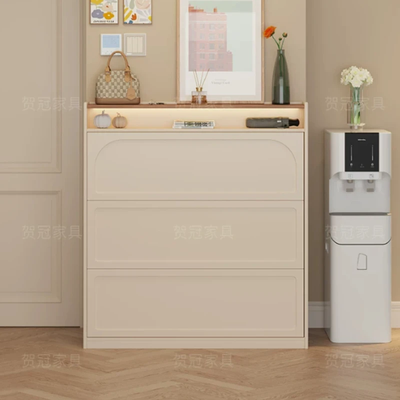 Storage Wooden Shoe Cabinet Bedroom Storage Entrance Clearance Modern Display Shoe Cabinet Organizers Entryway Home Furniture