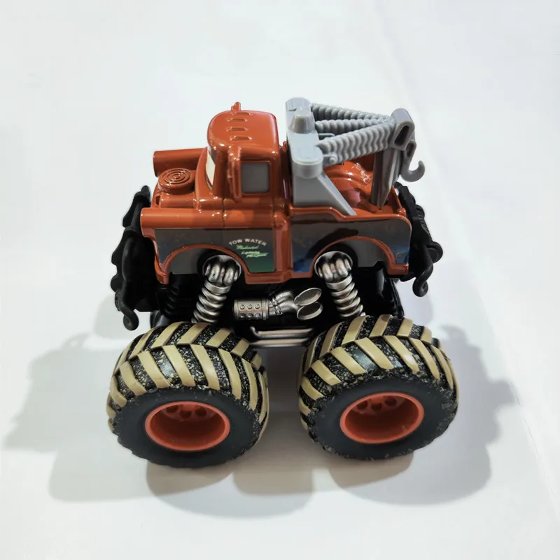 سيارات ديزني بيكسار سيارات البرق ماكوين ماتر شريف 4WD-4 عجلة القيادة سباق السيارات لعب بالقصور الذاتي على الطرق الوعرة سيارة سيارة أطفال هدية #4