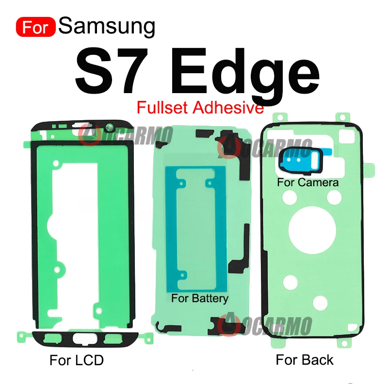 For Samsung Galaxy S7 Edge S7edge Front Frame LCD Screen Waterproof Sticker Back Cover Adhesive Battery Glue Replacement