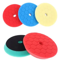 Practical 6 Inch Car Sponge Polishing Pad Self-Adhesive Buffing Waxing Sponge Wool Wheel Polishing Pad For Car Polisher Drill