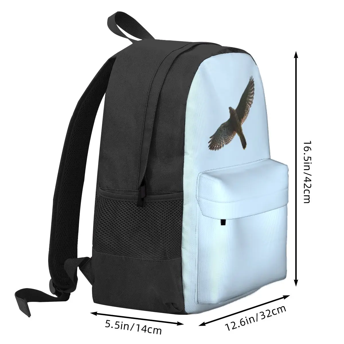 On The Fly. Common Kestrel Student Backpack School Bag Hiking Travel Daypack for Men Women Bookbag Shoulder Bags