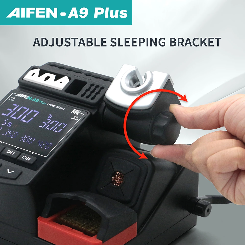 AIFEN A9Plus Soldering Station Compatible Soldering Iron Tip 210/245/115 Handle Phone Repair  Electronic Welding Rework Station