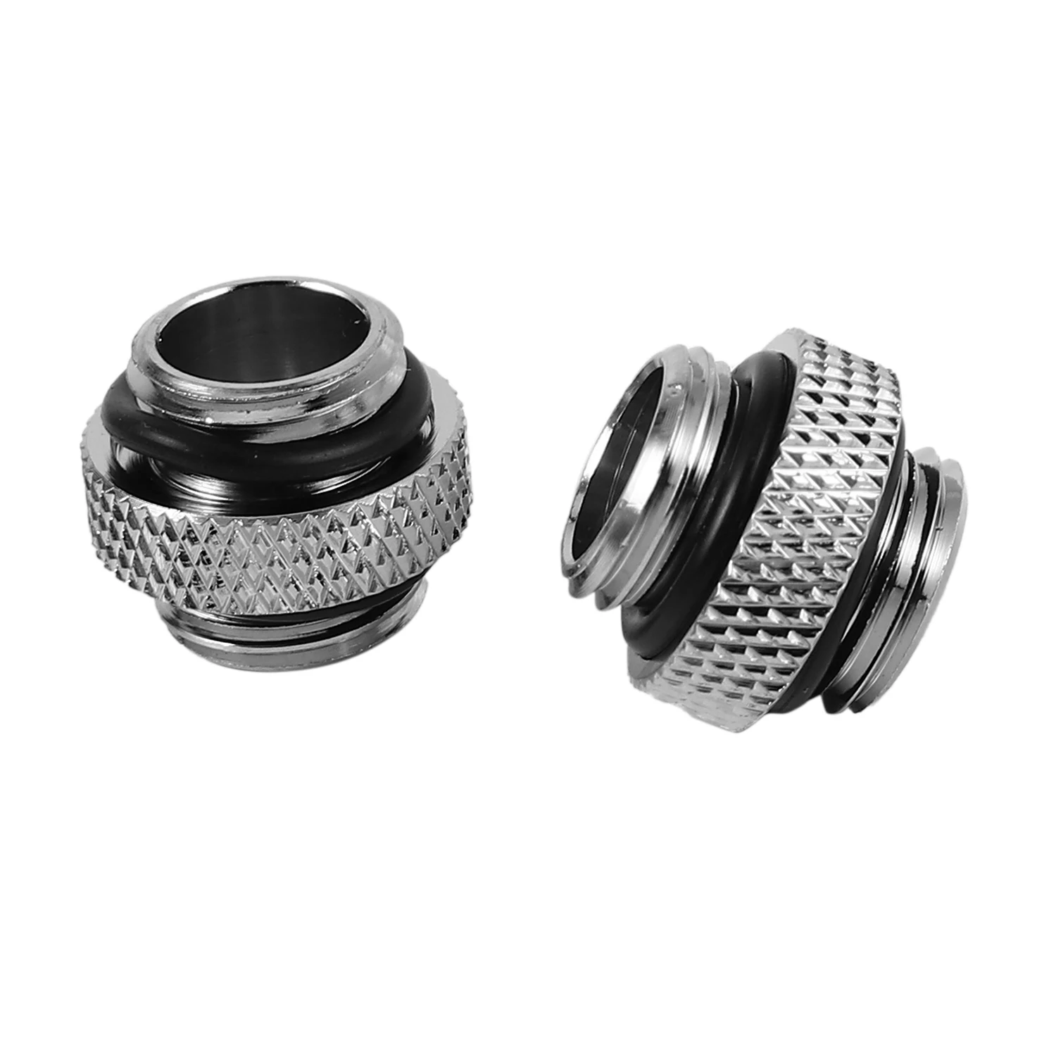 Adaptador Rotativo de Refrigeração a Água, Mini Rosca Externa, Macho para Macho, Conector de Refrigeração, Componentes do Radiador, G1, 4, 2Pcs
