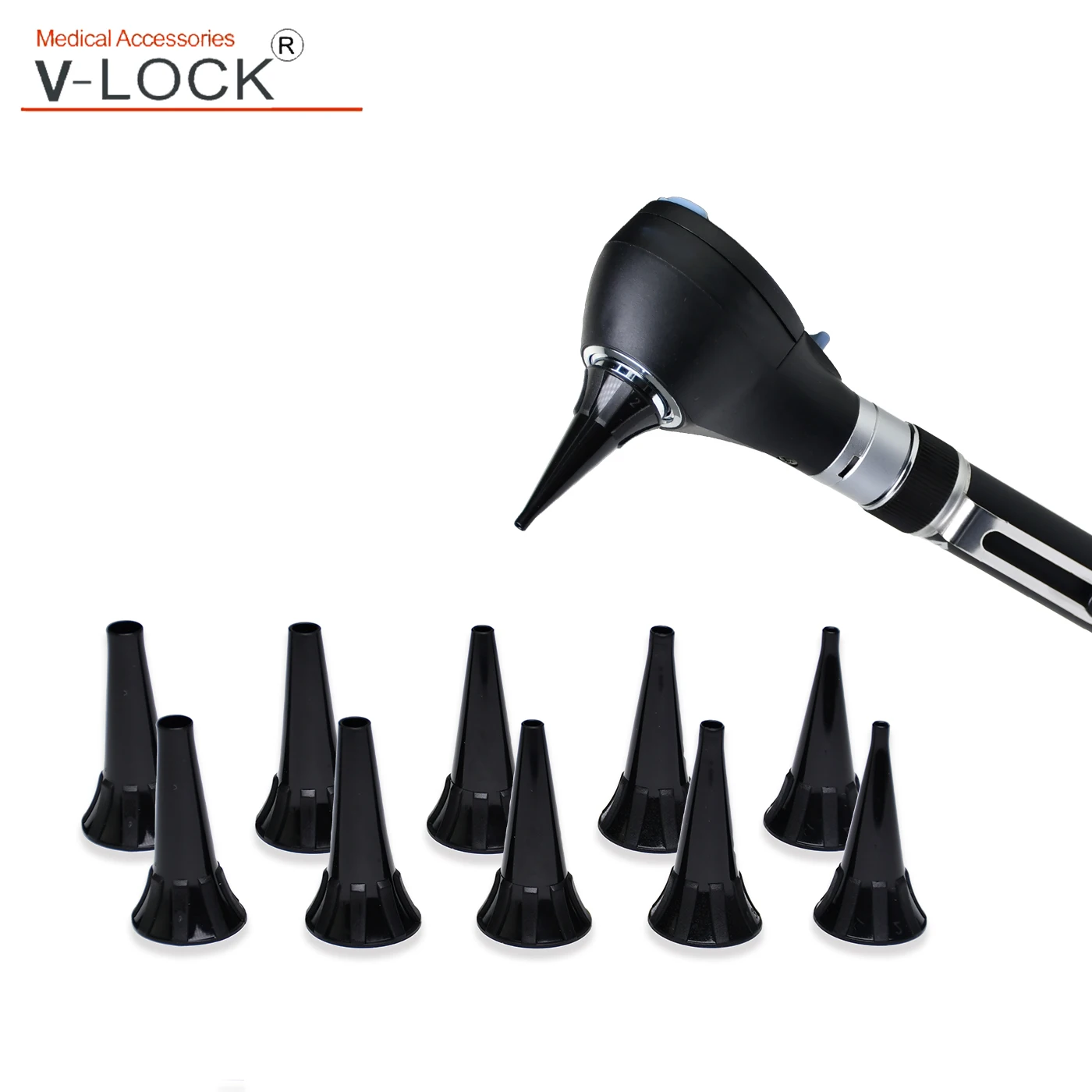 Kit de repuesto de calcetines de oreja desechables para adultos y niños, 10 Uds., para espéculo otoscopio