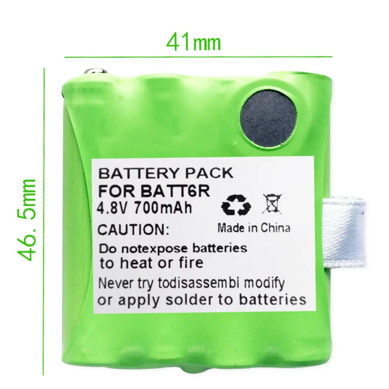 New 4.8V 700MAH NI-MH Rechargeable Battery Pack For Midland BATT6R BATT-6R Radio Walkie-talkie Accumulator