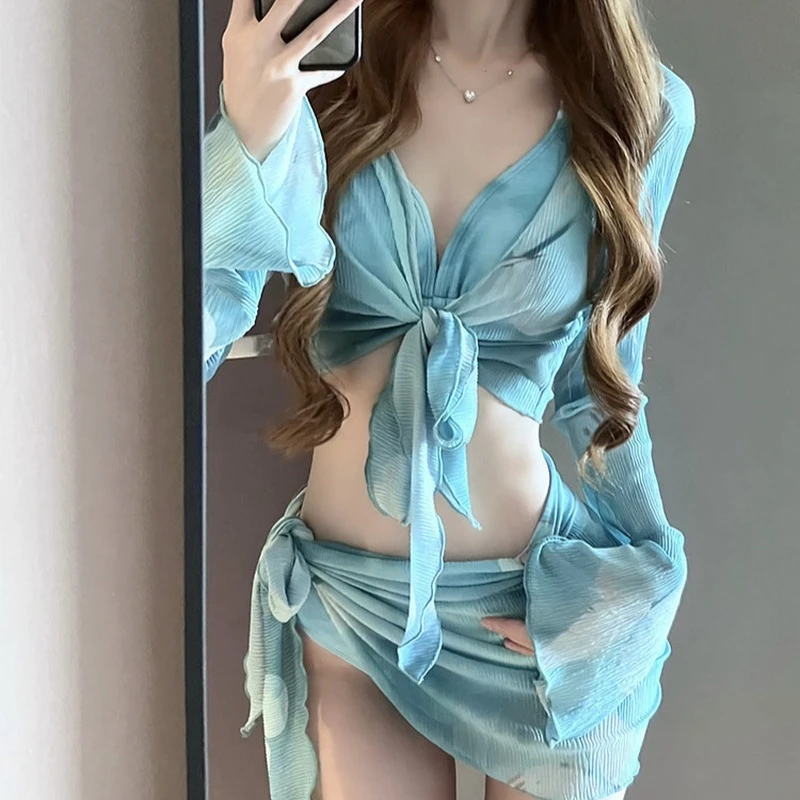 Bikini Split Swimsuit For Women 2026, Pure Desire, Beach Vacation, Hot Spring Sensual Swimsuit