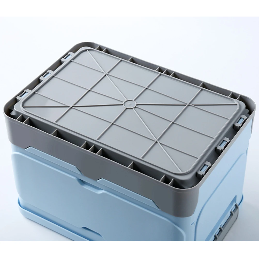 

1Pcs Storage Box Foldable PP Plastic Multi-Purpose Box with Lid Moisture-Resistant Sundries Organizer for Home Kitchen Bathroom
