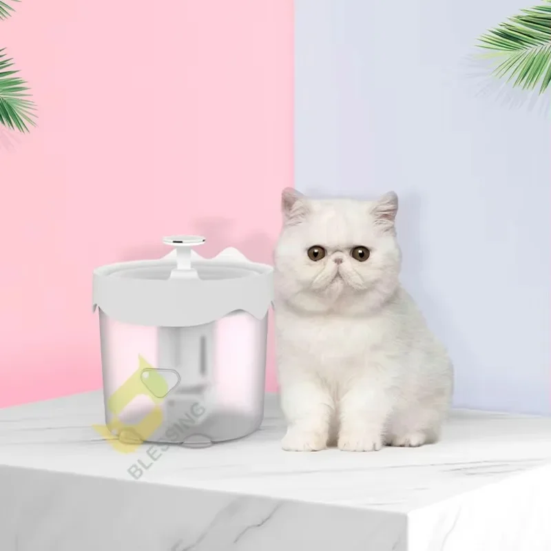 CANBOUN Wholesale Pet Smart Water Dispenser Water Feeder Bow Pet Water Fountain For Cats And Dogs