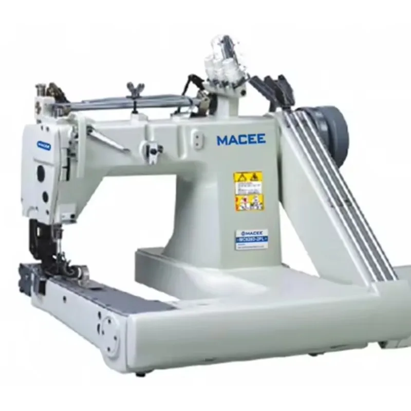 928D-2PL Heavy Duty Industrial Three-Needle Feed Off The Arm Chainstitch Sewing Machine 2 Pullers New 550W Motor High-Speed