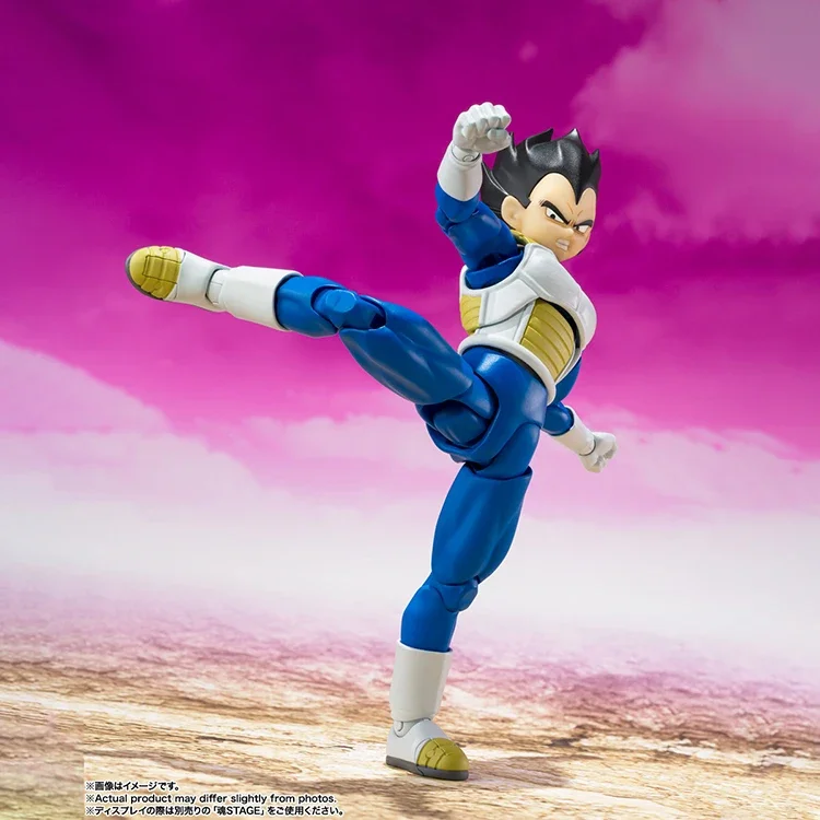 Oryginalny BANDAI SHF Dragon Ball Daima Vegeta Bejita pcv figurki Anime Model postaci zabawki świąteczne prezenty