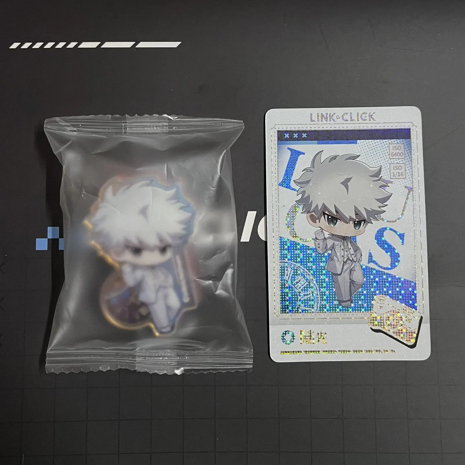 Kayou véritable lien clic carte acrylique debout conseil à travers la pince temps série Version bombe Animation dessin animé périphérique jouets