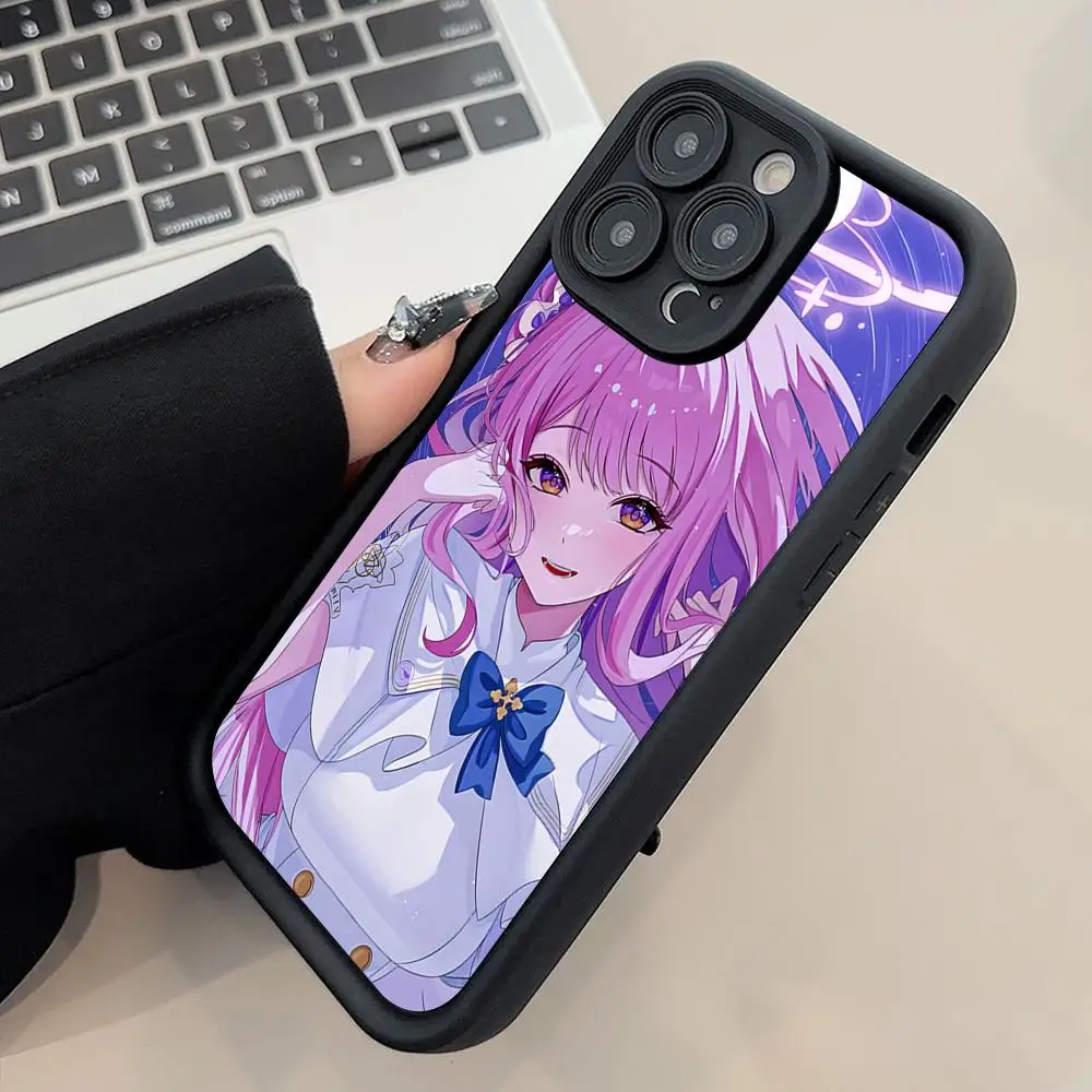 

Чехол Blue Archive Misono Mika для iPhone 17 16 15 14 13 12 11 Air Pro Max Plus, утолщенный, из ТПУ, цветной, роскошный