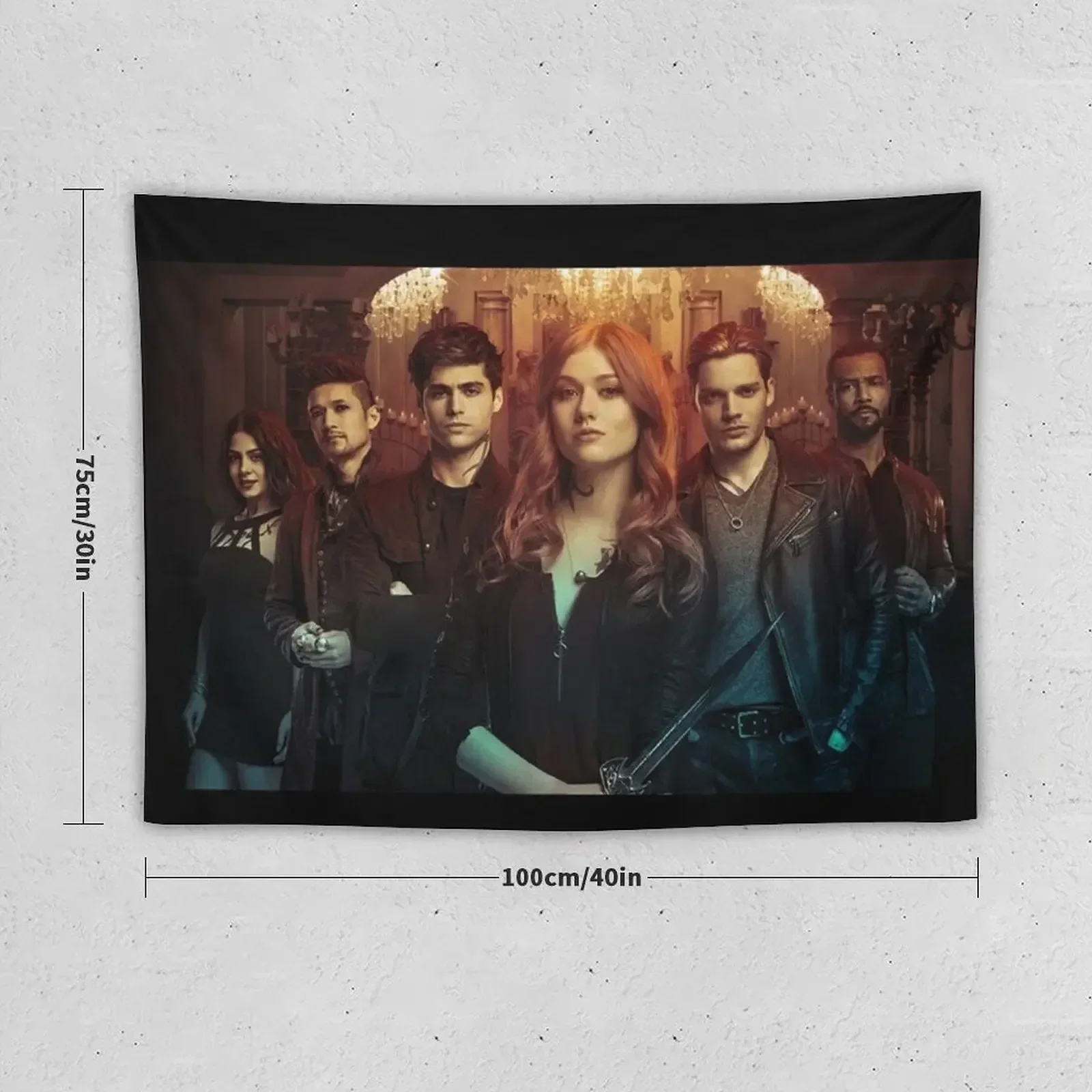 Shadowhunters Cast Tapestry Anime Decor Home Decorators Bedroom Deco Tapestry