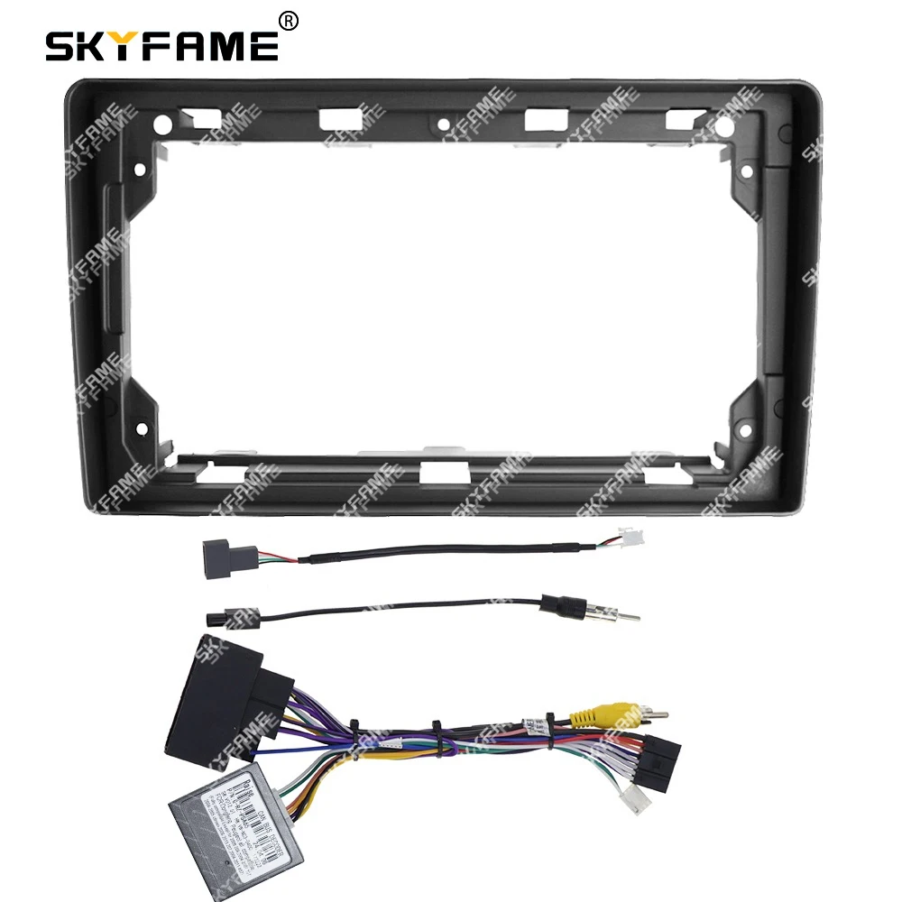 SKYFAME Car Frame Fascia Adapter Android Radio Dash Fitting Panel Kit For Citroen C2 C3 Berlingo Peugeot 207 307 Expert Partner