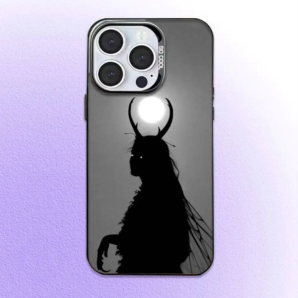Gothic Witch Satan Phone Case  For iPhone17,16,15,14,13,12,11 Plus,Pro Max Black Candy Matte Shockproof Cover