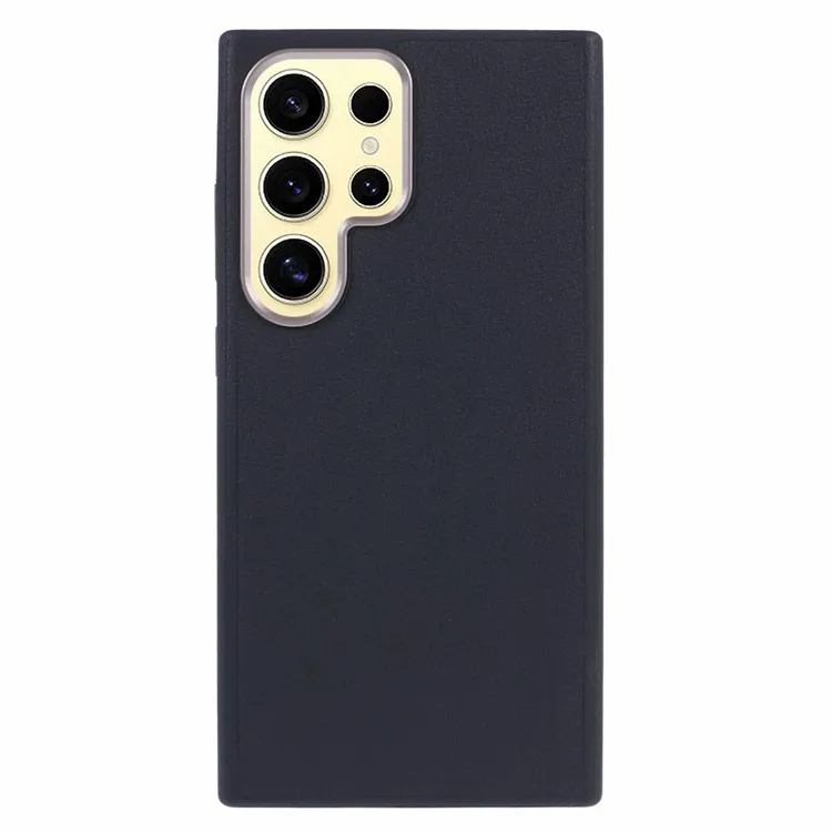 

X-LEVEL For Samsung Galaxy S25 Ultra Case Compatible with MagSafe PU Leather Hard PC Phone Cover - Black
