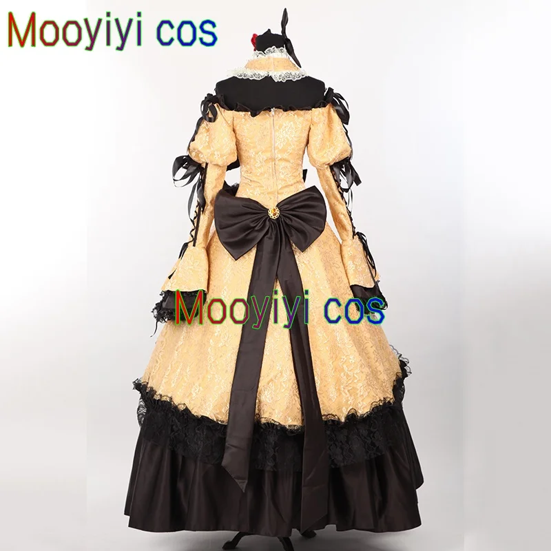 جديد Mooyiyi cos Riliane Lucifen d'Autriche أزياء تنكرية للهالوين وعيد الميلاد لعب الأدوار فستان كوميدي للحفلات جديد مخصص