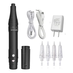 Best Black Permanent Makeup Machine Pen Eyebrow Tattoo Machine / Needles Cartridge