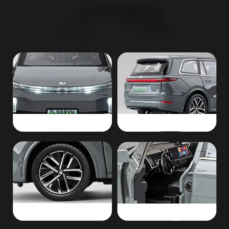 سيارة طاقة جديدة رائدة من سبيكة الدفع الرباعي ، طراز مركبة ، معدن مصبوب ، صوت وإضاءة ، هدية لعبة أطفال ، A932 ،