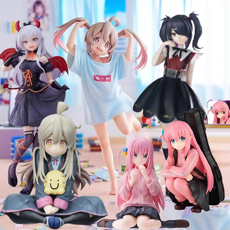 

Anime Rain Needy Streamer Overload Dark Angel Figure Ame Chan Doll Gotou Hitori Figure Bocchi The Rock Model Oyama Mahiro Statue