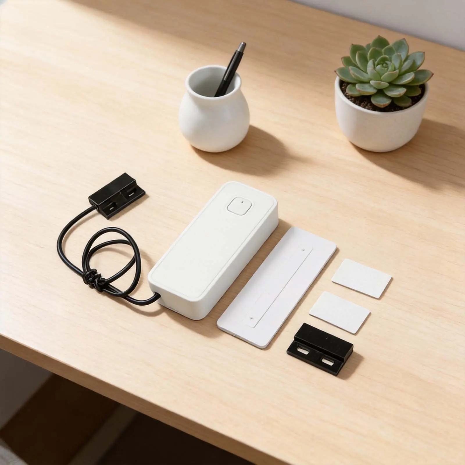 for Tuya for Smart WiFi Magnetic Sensor Designed for Home Office Garage Warehouse Security Monitoring of Doors and