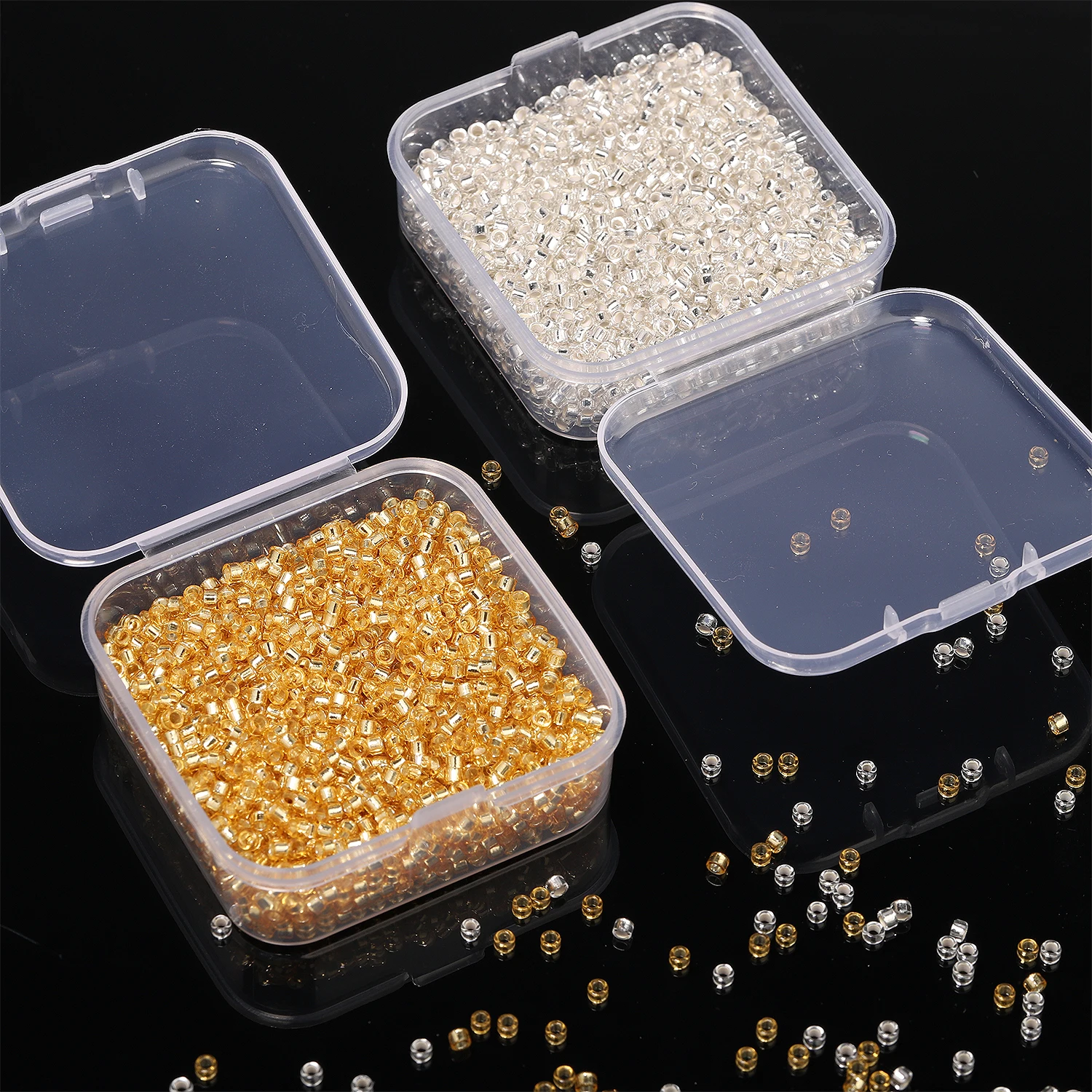 Wholesale 2000pcs/box 2.5mm Colorful Japanese Glass Seed Bead Round Tube Beads for Jewelry Making DIY Handicrafts Accessories