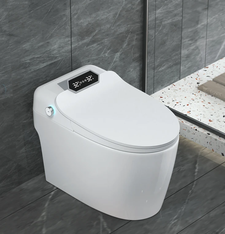 

Intelligent toilet fully automatic flip for household use with no water pressure requirements, electric integrated toilet