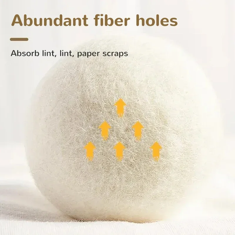 Laundry Basket Household Personal Care Reused Downy Anti-static Wool Dryer Balls Fabric Softener Clothes Drying Limpieza Home
