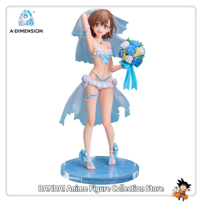 In Stock Original Toaru Kagaku No Railgun T Bilibili Wedding Swimsuit Ver. Height 24.5cm Anime Trendy Toys Peripherals Models