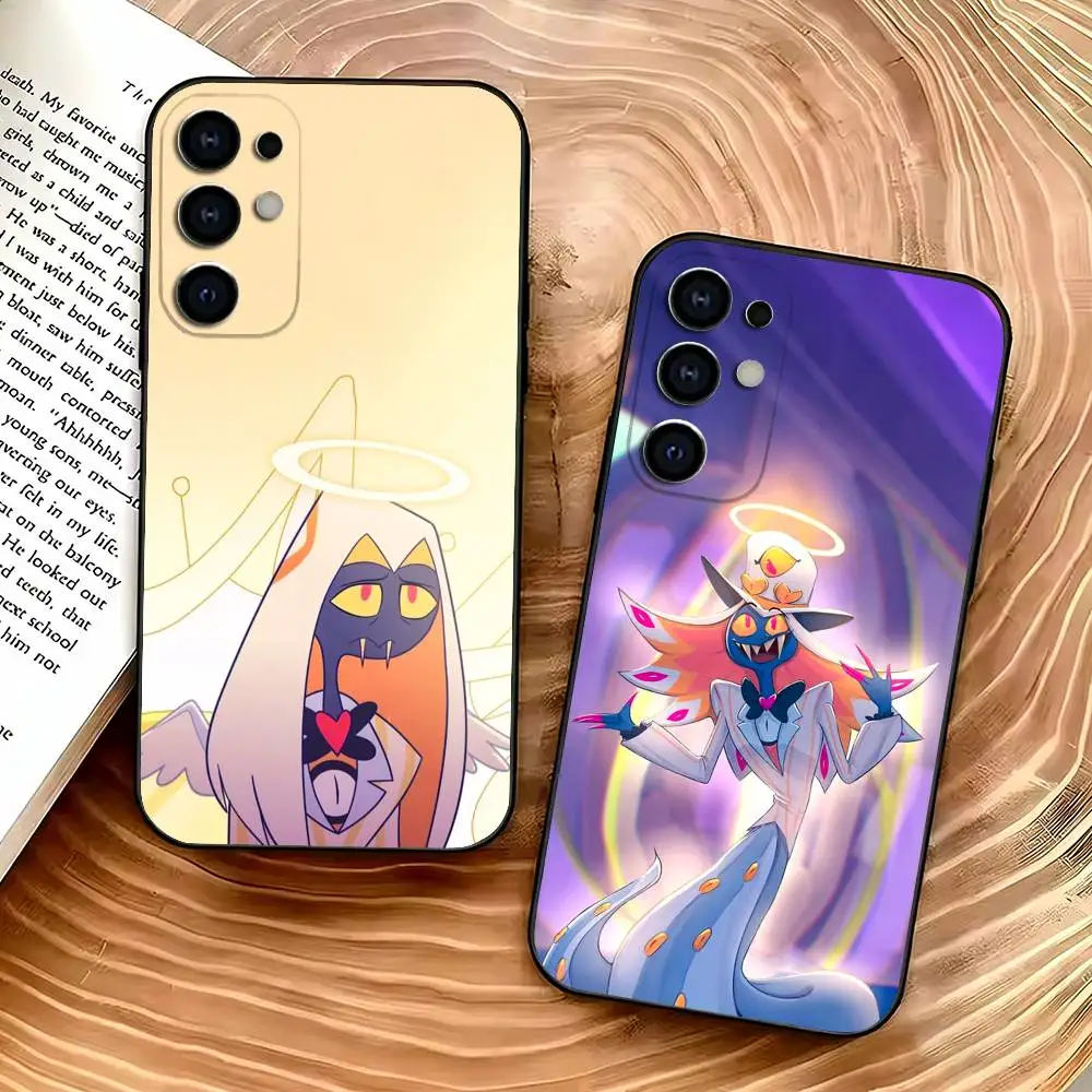 

Sir Pentious H-Hazbin H-Hotel Phone Case For Samsung S25,S24,S21,S22,S23,S30,Ultra,S20,Plus,Soft Silicone Black Cover
