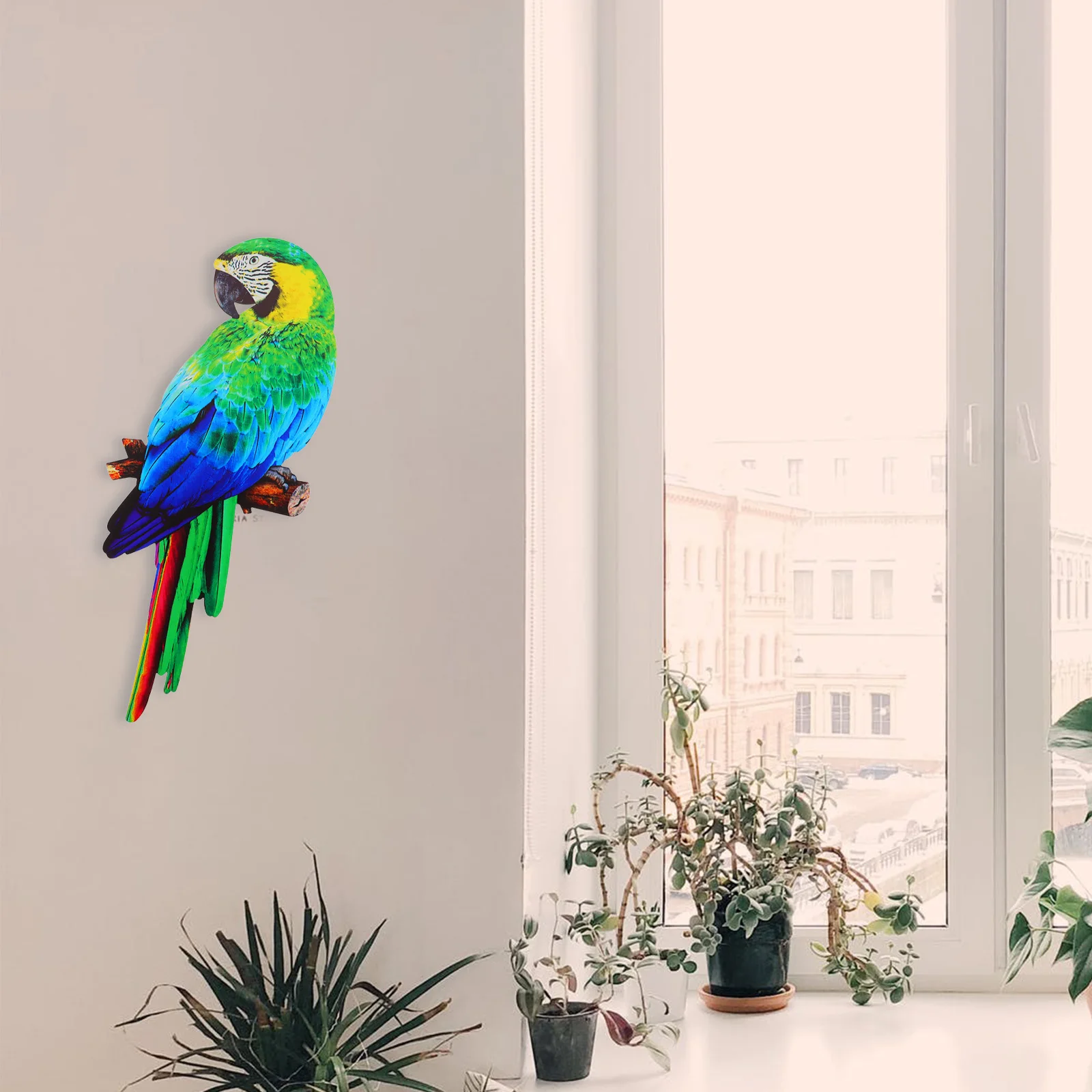 

Large Mouth Bird Hanging Decor Realistic Wall Hanging Metal Craft for Fence/Gate Decor Toucan Shape Adornment