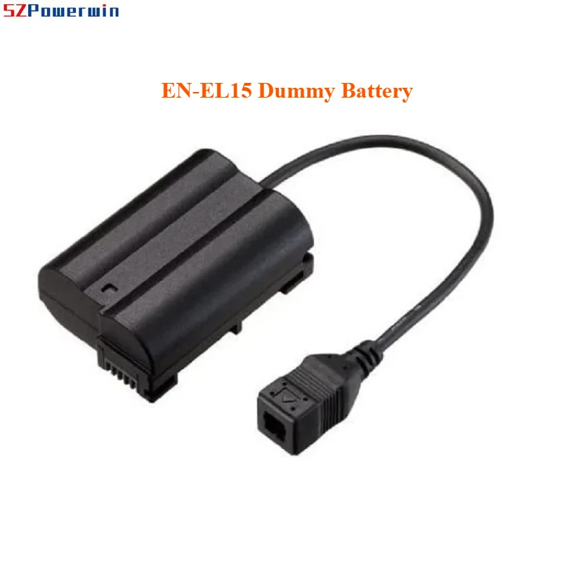 EN-EL15 Dummy Battery for Nikon D500 D600 D750 D7100 D7200 D7500 D800 D800E D850 D810 D810A 1V1 Camera