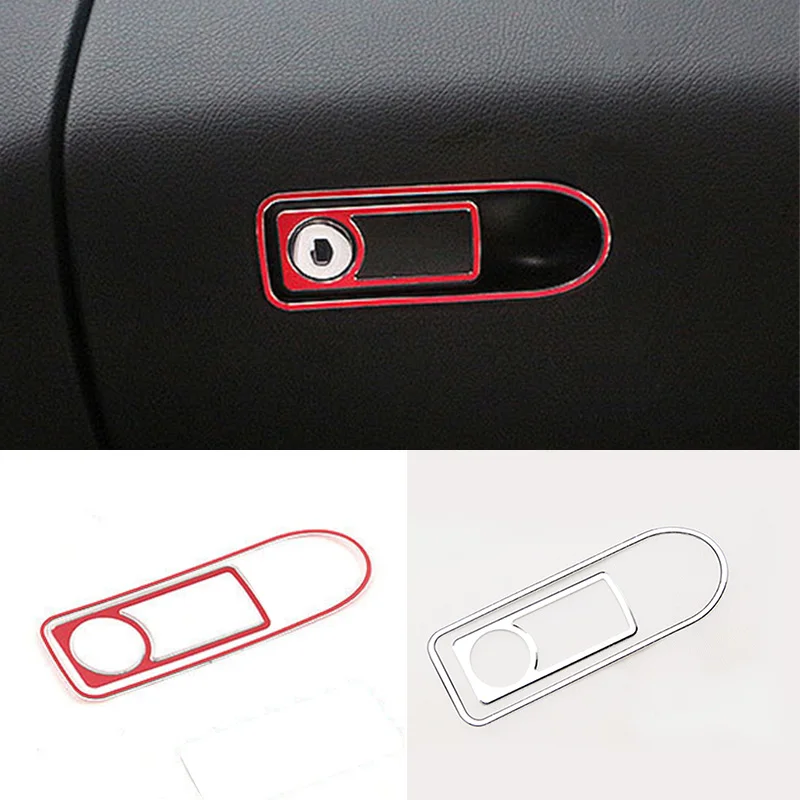 

For Mercedes-Benz C E GLC Class W205 W213 X253 15-19 2x Front Storage Glove Box Switch Handle Cover Car Interior Accessories
