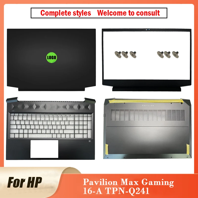 

NEW Original For HP Pavilion Max Gaming 6 16-A TPN-Q241 Laptop LCD Back Cover Front Bezel Pamrest Bottom Case Max 16-A 16.1 Inch