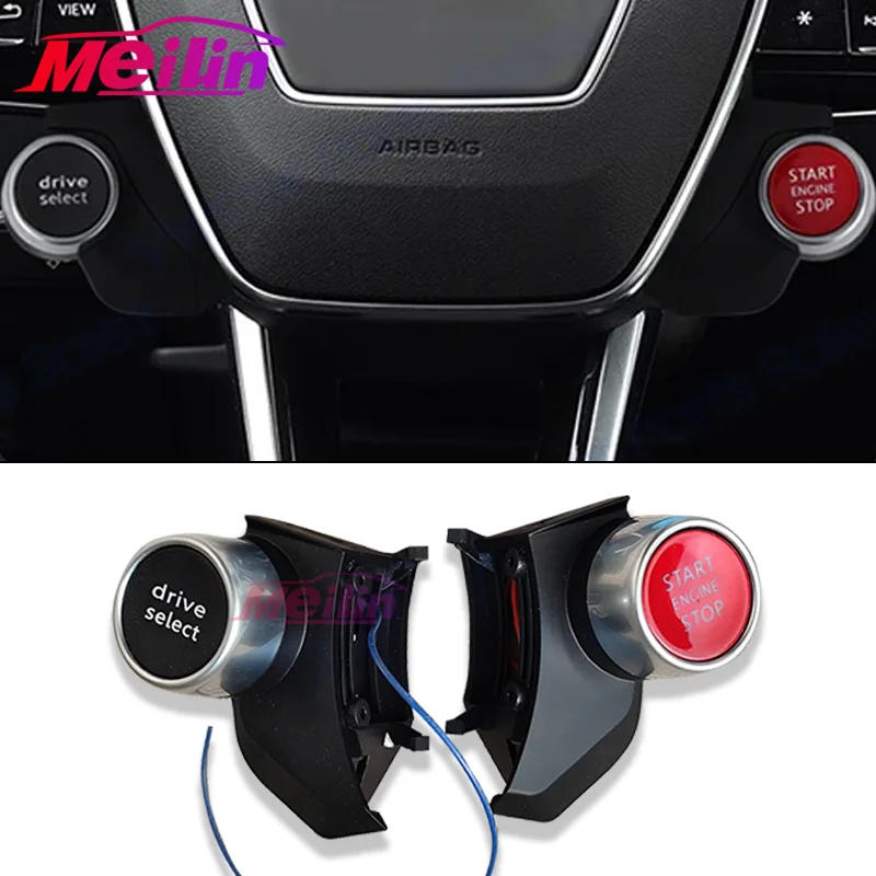 

Для кнопок Audi R8, Q5L, A4, TT C8, запуск/конец одним щелчком мыши, аксессуары для рулевых колес, автомобильные детали